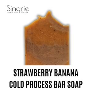 Strawberry Banana Soap: Fresh Fruit Fusion for Radiant Skin Body Sinarie Soaps